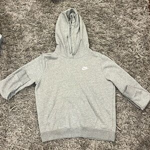 gray womens medium nike hoodie